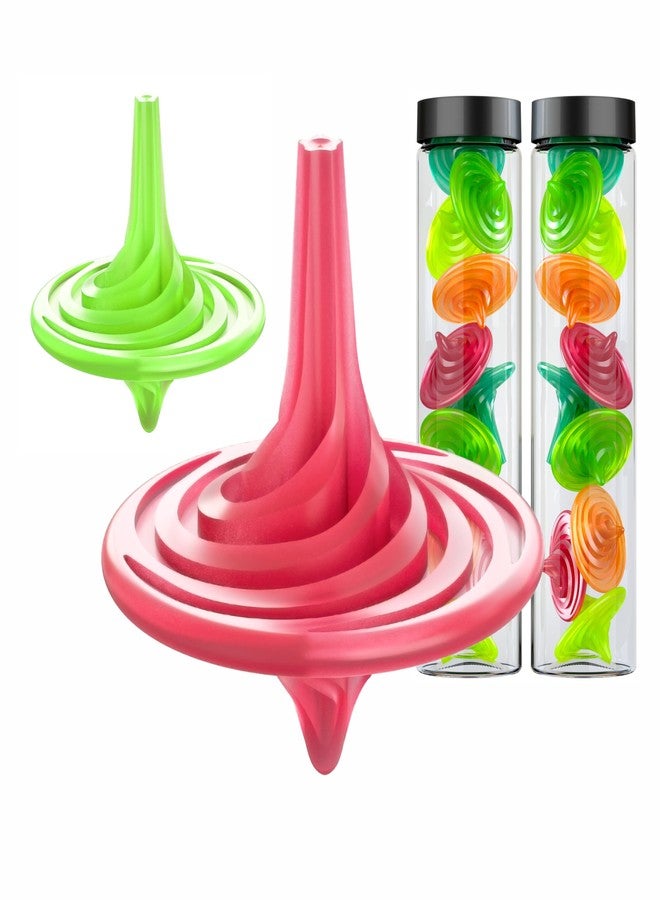 EasyRead Spinning Top Toy Lattu Bhawra Lattoo Chakri. Good Gift for Fun Games, Recreational and Therapeutic use for Children, Adults and Seniors (Pack of 20 Tops) - Made in India (Multi Coloured) - Image 1